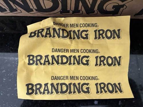 Branding iron bbq - iron, personalise