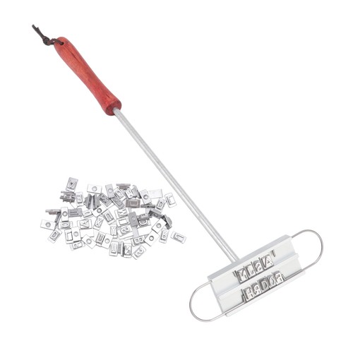 Bbq branding iron english - bbq,