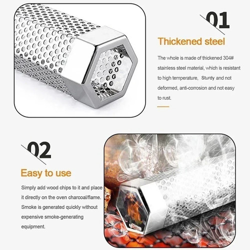 Heavy duty bbq smoker box - duty,