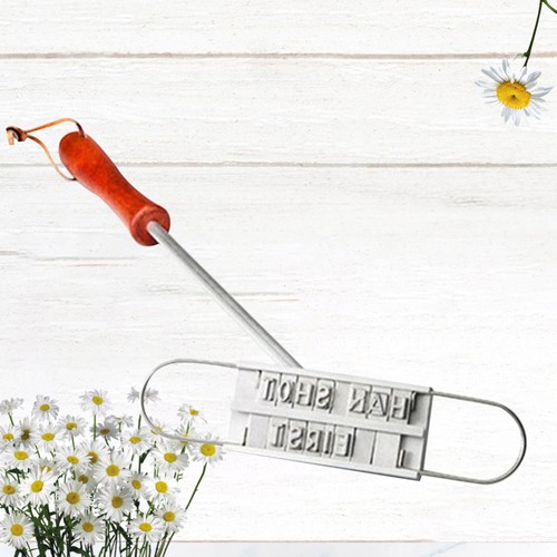 Outdoor bbq meat branding - outdoor, iron