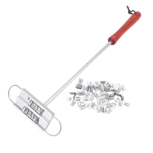 Bbq branding iron english - bbq,