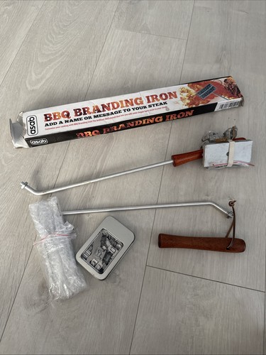 Bbq branding iron set barbecue - branding,