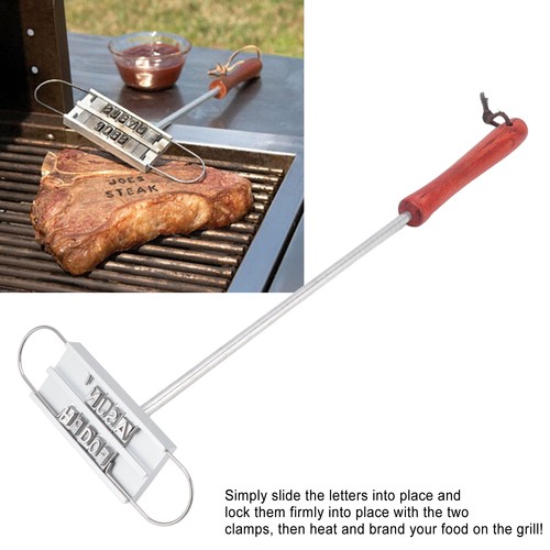 Bbq branding iron english - branding,