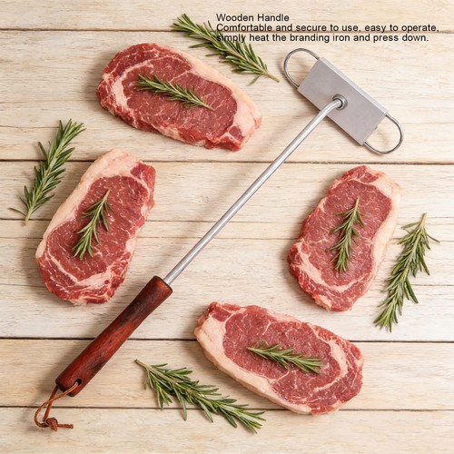 Bbq branding iron set - branding,