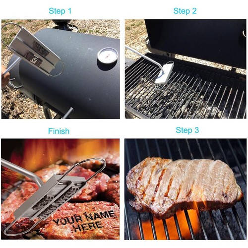 Metal bbq branding - bbq, 27cm
